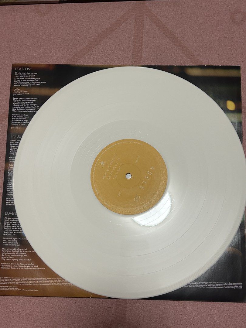 Adele 30 White Vinyl Record (Target Exclusive) (Category: Vinyls) located in Makati City. Submitted by sophcrates (Listing ID 1445557016, Image 2). Description: - Adele's '30' album on white eggshell vinyl (4LPS) -Target exclusive purchased in 2022 -Spun <10 times -Stored in original packaging rfs: decluttering, need funds pm for more details! .