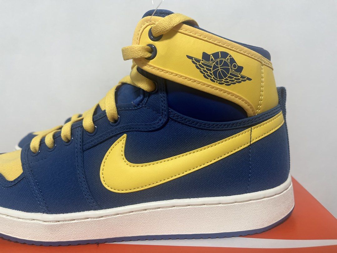Air Jordan 1 KO Laney (Category: Casual Shoes) located in Taguig. Submitted by andre2005 (Listing ID 1445525381, Image 2). Description: The sneakers are size 10. It was a Christmas Gift last December 2025. It has never been worn since gifted. It includes the shoe box and the paper bag. See the photos provided to scan the QR code for the sneakers and the box. Message me for more inquiries. Note: Buyer must shoulder the shipping fee. Can do LBC Pad