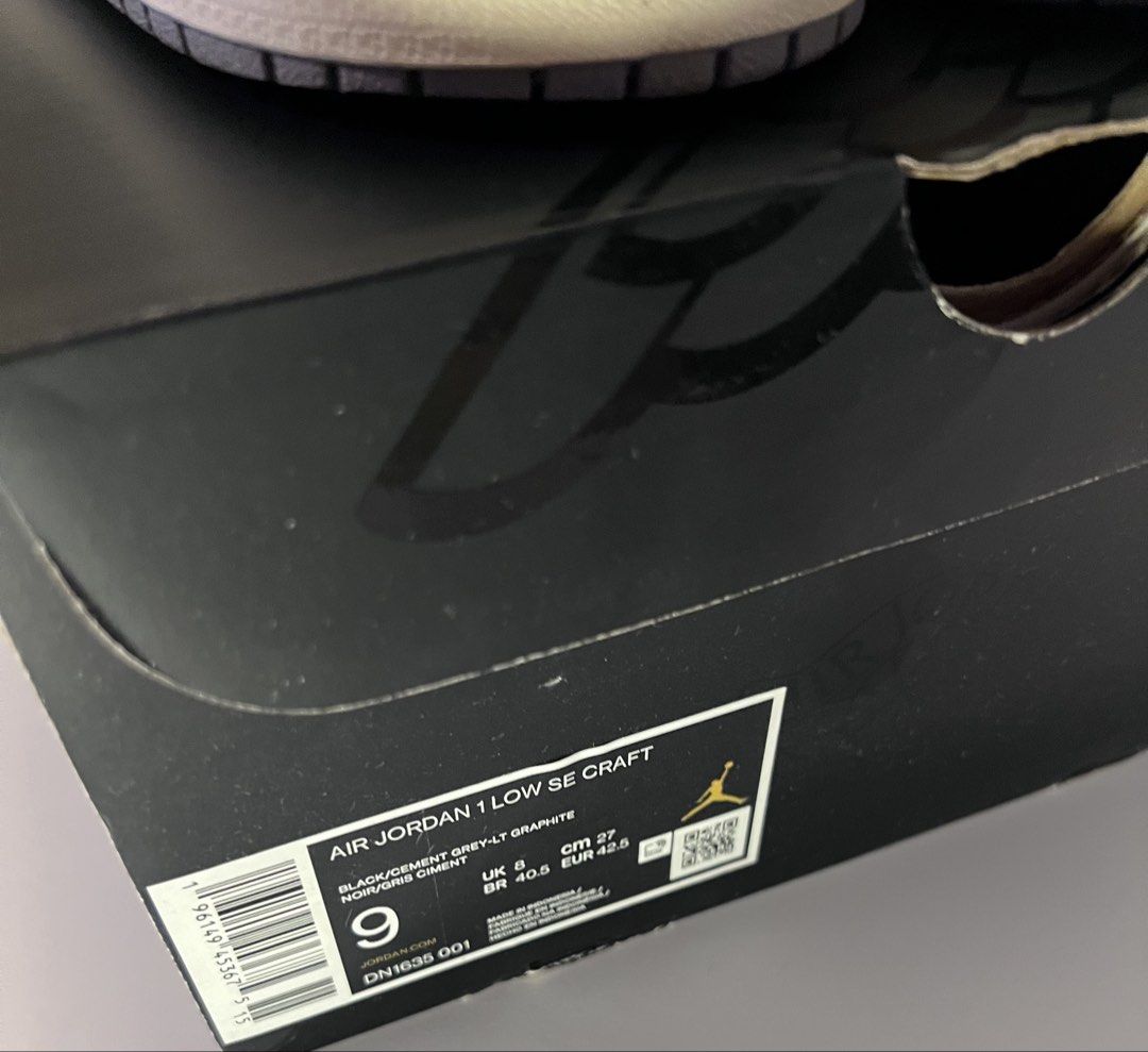 AIR JORDAN 1 LOW SE CRAFT 9IS (Category: Sneakers & Footwear) located in Manila. Submitted by benta_co (Listing ID 1445499605, Image 2). Description: 100% Original with complete inclusions DM if interested .