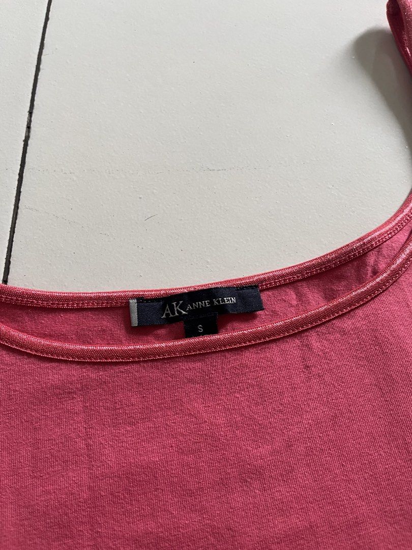 Anne Klein Pink Tank Top Size S (Category: Sleeveless) located in Quezon City. Submitted by mbaut (Listing ID 1445504281, Image 2). Description: - Brand: Anne Klein - Color: Pink - Style: Classic Tank Top - Features: Comfortable fabric, perfect for layering or wearing alone - Size: S, fits until L (very stretchy).