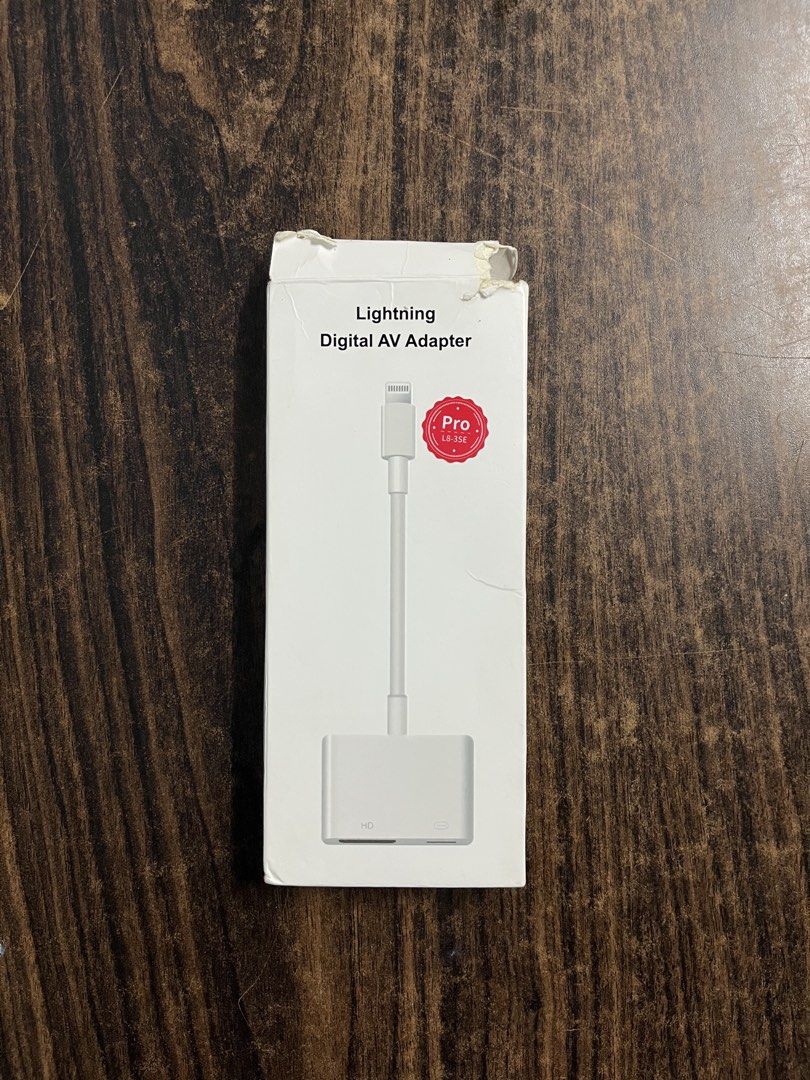 Apple hdmi Adapter (Category: Chargers & Cables) located in Valenzuela. Submitted by musearchive (Listing ID 1445595908, Image 2). Description: Hindi gaano nagamit Gumagana pati sa ipad No issue Gcash Jnt or lalamove.