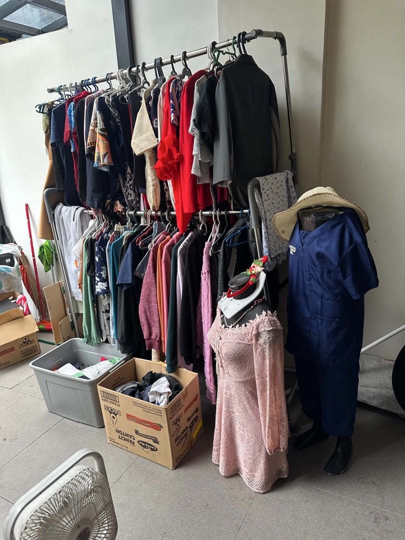 Assorted Clothes, Shoes, Bags, and Accessories Bundle (Category: Coats, Jackets and Outerwear) located in Manila. Submitted by memos_ (Listing ID 1445575925, Image 1). Description: DECLUTTER BUNDLE SALE‼️ FOR 7k TAKE ALL‼️‼️ - Clearing out various clothing items specifically for clothings ONLY. ✅CLOTHES are BRANDED from UNIQLO, H&M, AERO, SM DEPT STORE 📍QC .