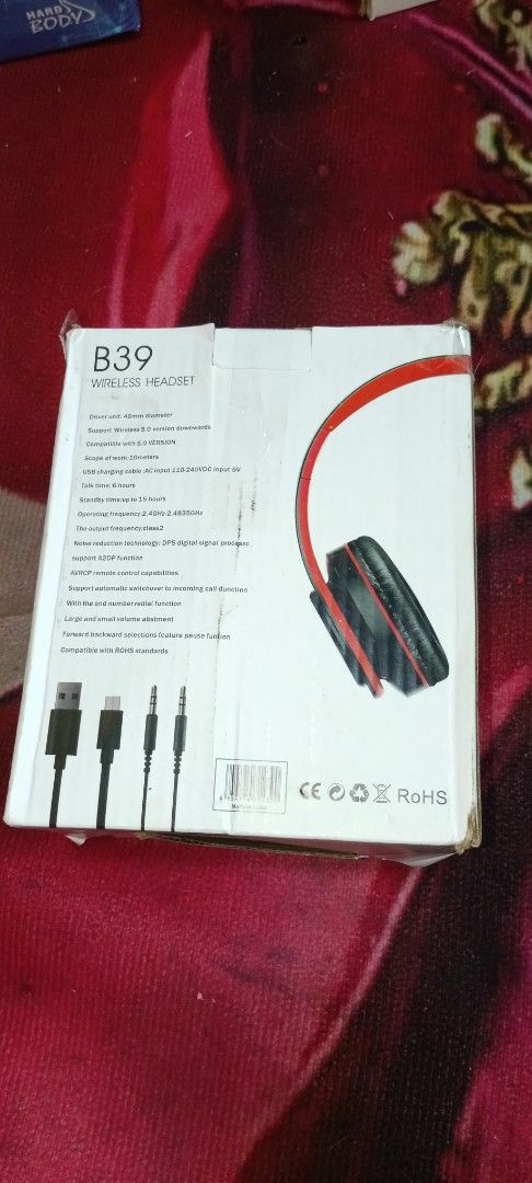 B39 Wireless Headset Bluetooth Headphones