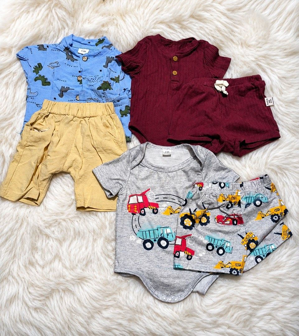 Baby Boy Terno Set (Category: Babies & Kids Fashion) located in Marikina City. Submitted by amara28_ken (Listing ID 1445530684, Image 1). Description: Shein Brand Like New condition 3-6m.