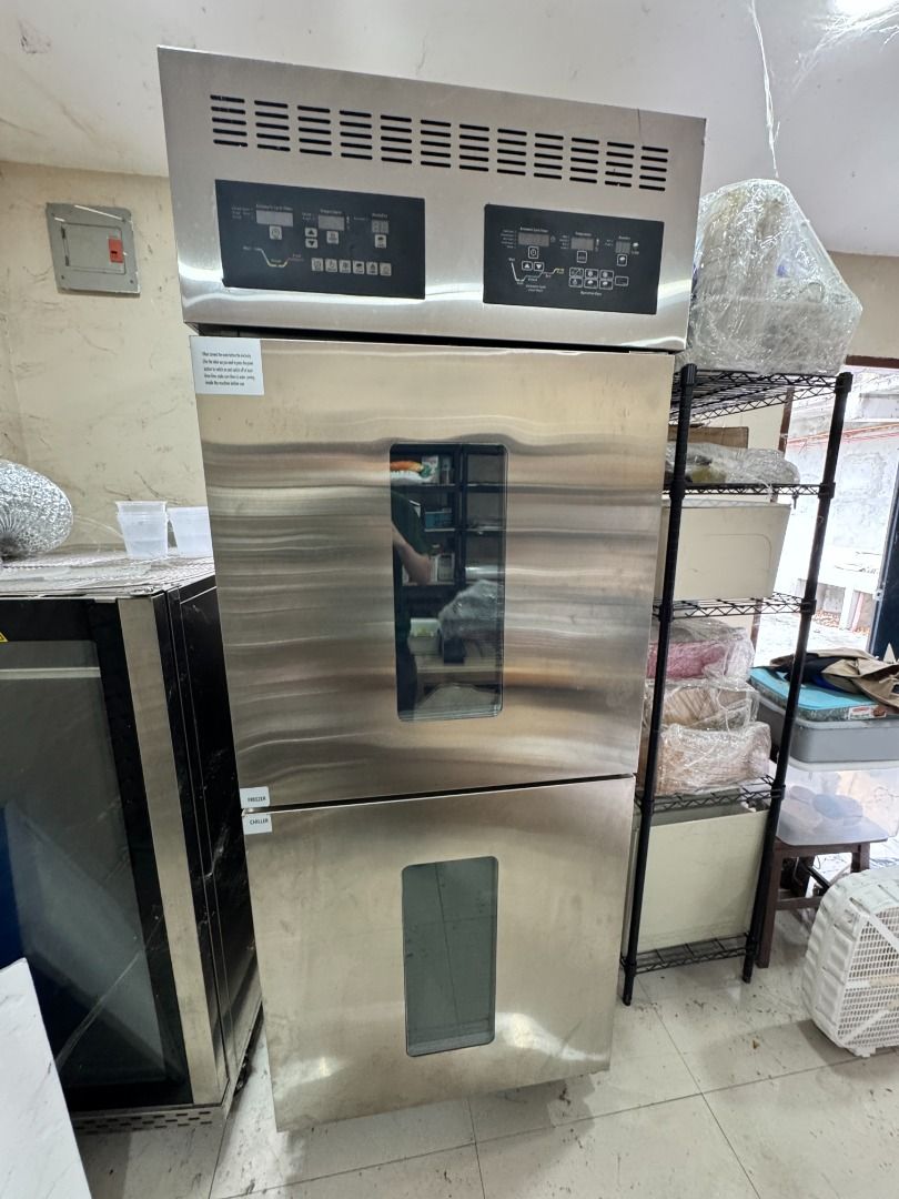 Bakery Retarded Proofer Freezer 36 trays (Category: Bakeware) located in Talavera. Submitted by jimbelushi (Listing ID 1445548629, Image 1). Description: Lightly used retarder proofer sourced from China Originally bought at $2,450 excluding transport costs. You can control the top and bottom chambers separately. You can set the humidity and temperature with multiple stages so you can leave dough to retard overnight and proof automatically in the 