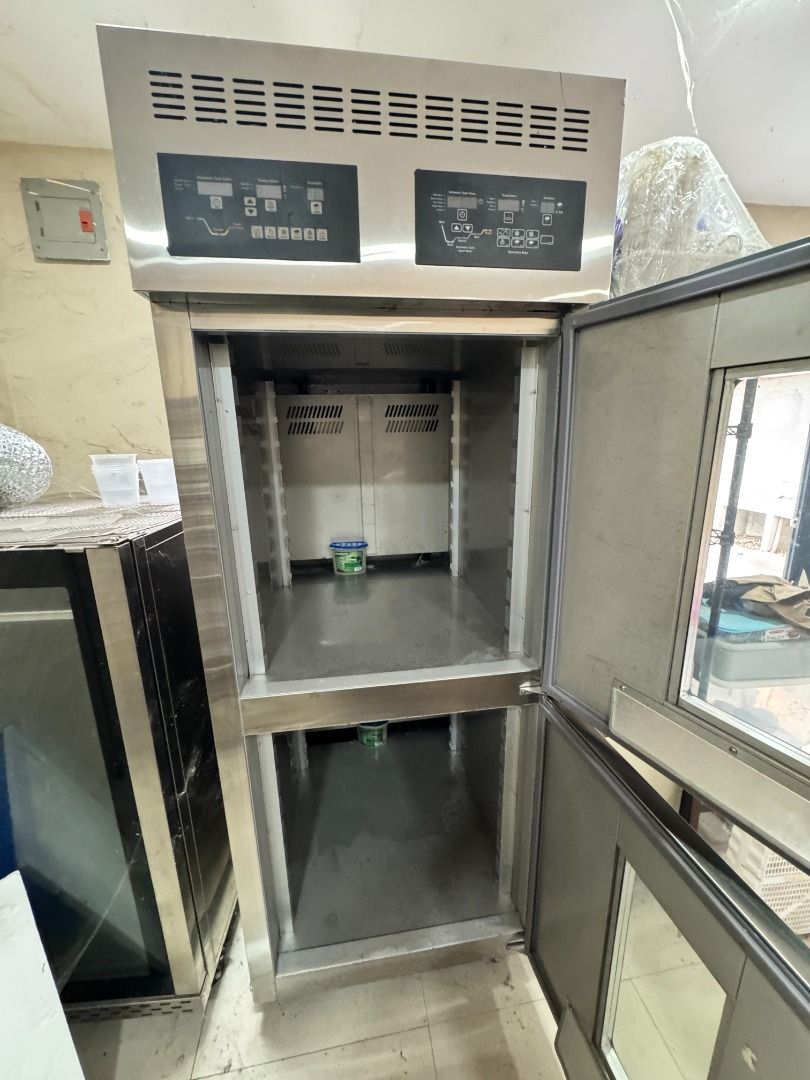 Bakery Retarded Proofer Freezer 36 trays (Category: Bakeware) located in Talavera. Submitted by jimbelushi (Listing ID 1445548629, Image 2). Description: Lightly used retarder proofer sourced from China Originally bought at $2,450 excluding transport costs. You can control the top and bottom chambers separately. You can set the humidity and temperature with multiple stages so you can leave dough to retard overnight and proof automatically in the 