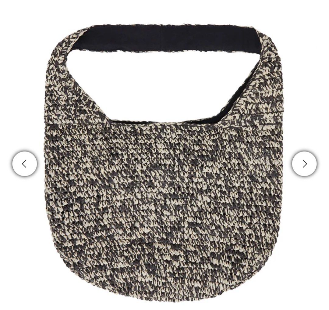 Banana Republic Raffia Tote Bag (Category: Beach Bags) located in Cavite. Submitted by 24g.ph (Listing ID 1445539455, Image 3). Description: - Cute Banana Republic raffia tote bag - Black and natural woven pattern - Magnetic snap closure - Fully lined interior - Ideal for everyday use or beach trips - One size fits all - From Costco Canada.