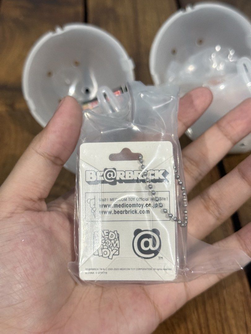 BearBrick V.2 Gashapon (Category: Designer & Blind Box Toys) located in Manila. Submitted by keeponsparklin (Listing ID 1445593624, Image 2). Description: Fresh from Japan 🇯🇵 Gashapon BearBrick (Clear Orange) 100% Authentic ✨ Condition: 10/10 💙 • Brand New • 600 for both Price is Negotiable 💸 Mod: Lalamove, Grab, J&T Meetup: Sm San Lazaro, 711 Tayuman, Lrt Tayuman Mop: Gcash.