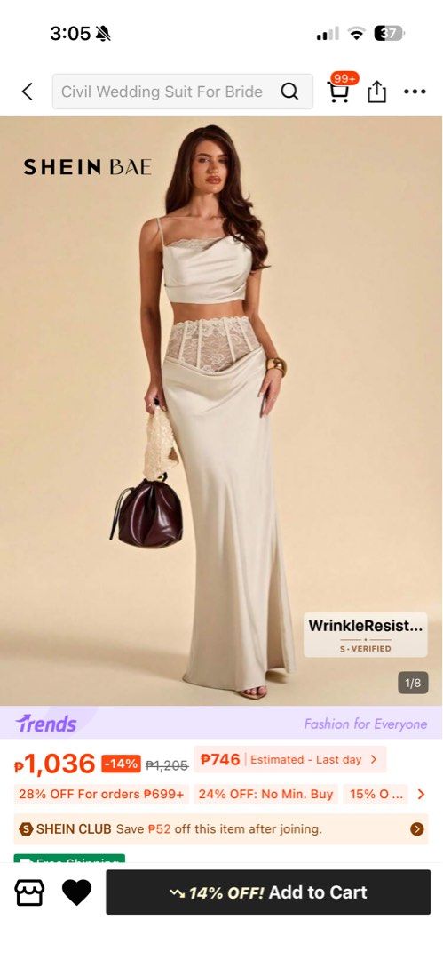 Beige Lace Coords (Category: Sets or Coordinates) located in Manila. Submitted by chachips (Listing ID 1445597535, Image 1). Description: used only once can fit xs-small bought for 1k+ actual pics posted.