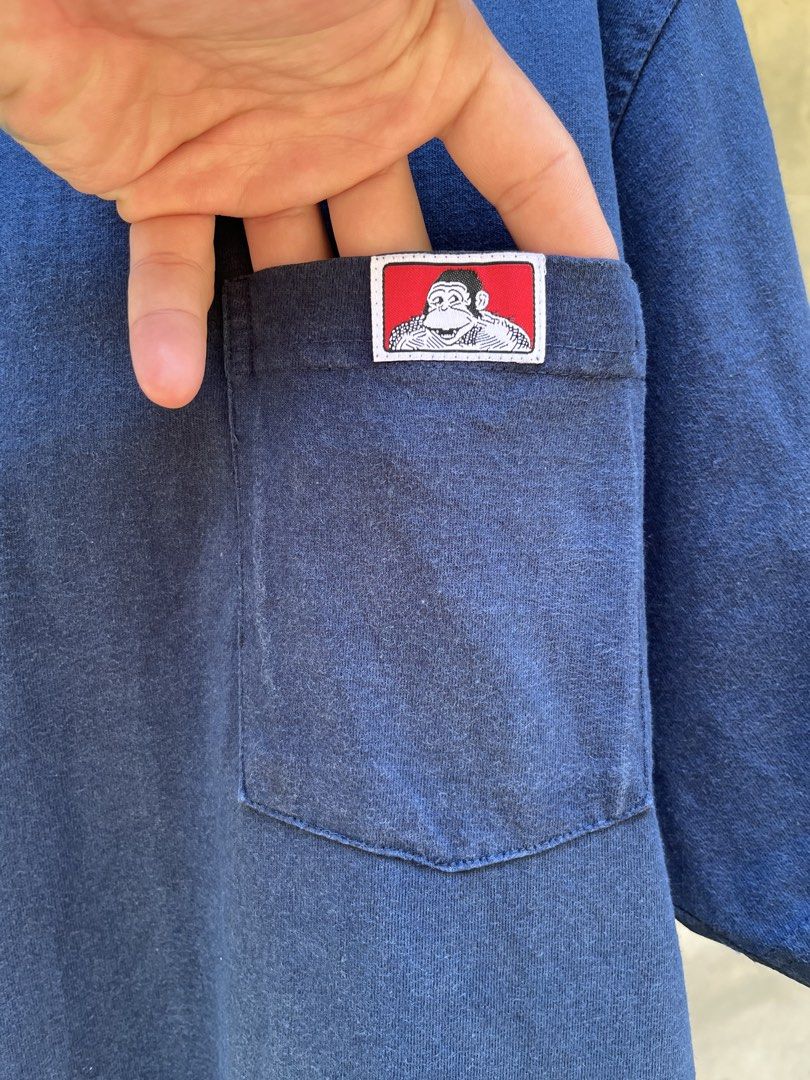 Ben Davis Pocket T-Shirt Size S (Category: Tshirts & Polo Shirts ) located in Davao. Submitted by badlungon_ (Listing ID 1445474514, Image 2). Description: - Classic Ben Davis T-shirt - Features iconic monkey logo on chest pocket - Made from 100% cotton - Ideal for everyday wear - Easy to wash and care for - A wardrobe staple.