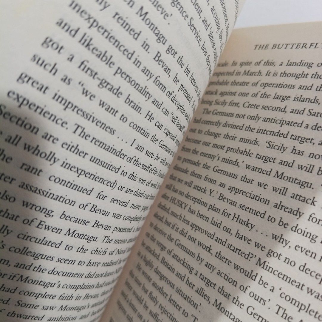 Ben Macintyre Books Set (Category: Storybooks) located in Manila. Submitted by deci1602 (Listing ID 1445598115, Image 3). Description: For Sale: Operation Mincemeat & Agent ZigZag 2 for P400 - Preloved condition - Worn out - Creases on spine - Visible tanning MOP: GCash MOD: JNT only (shouldered by buyer) LOC: Cabuyao, Laguna RFS: Decluttering DM for additional photos/videos..