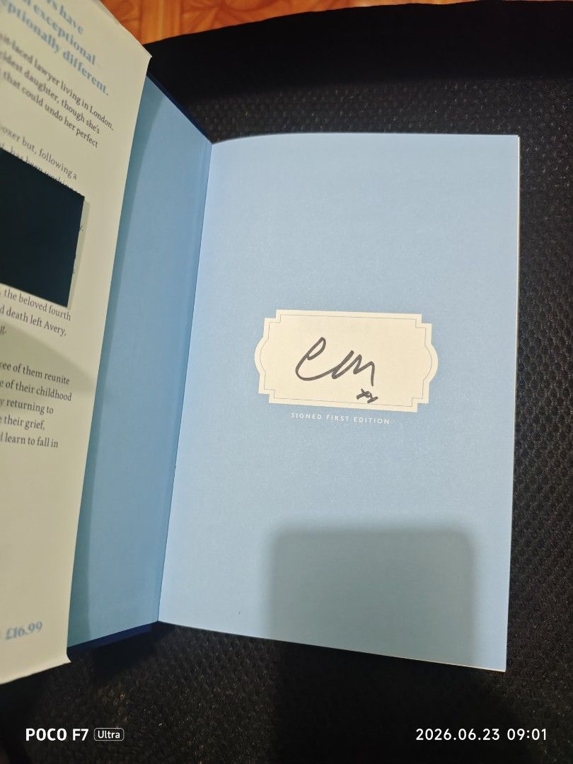 Blue Sisters by Coco Mellors (Hardbound Stenciled), Signed First Edition (Category: Storybooks) located in Binan City. Submitted by qznshop (Listing ID 1445425398, Image 3). Description: .
