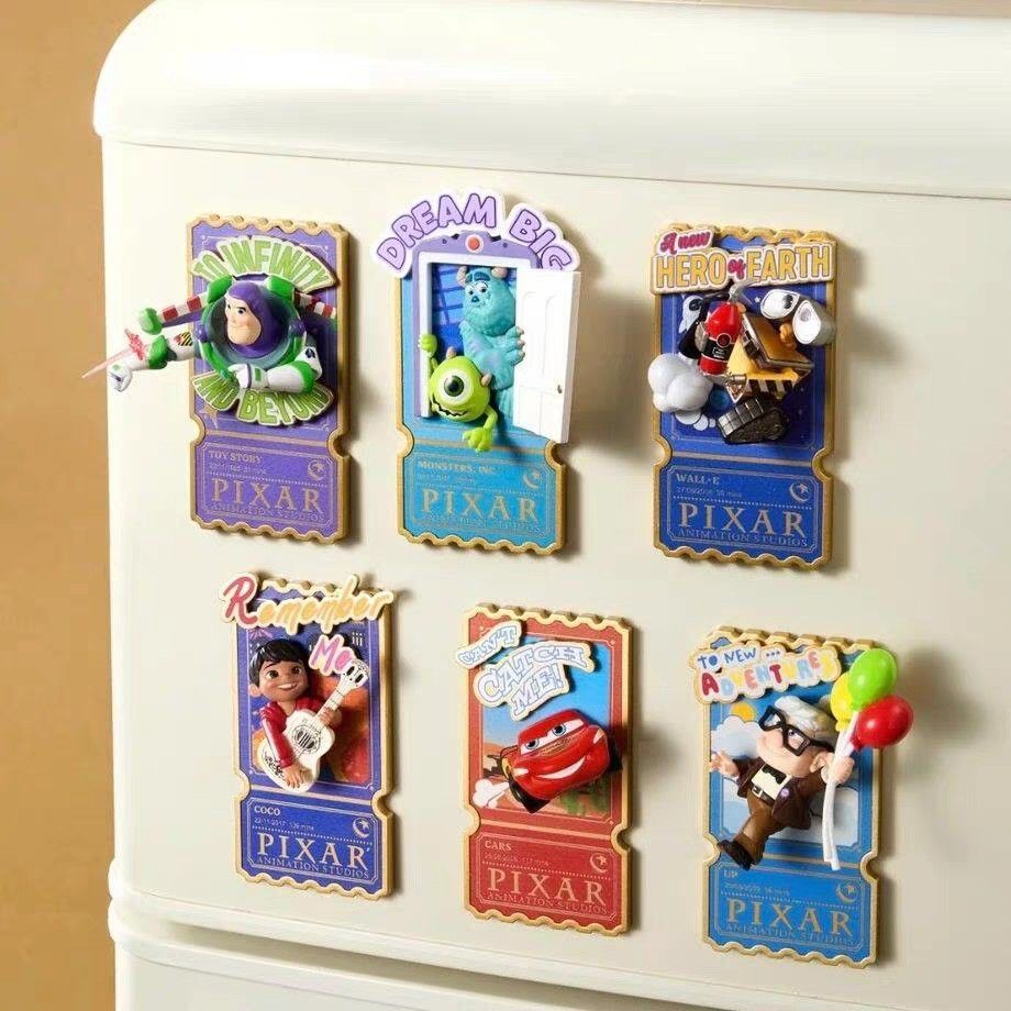 MINISO Timeless Memories Ticket マグネット BRAND NEW! MINISO X PIXAR] PIXAR 40TH ANNIVERSARY TIMELESS