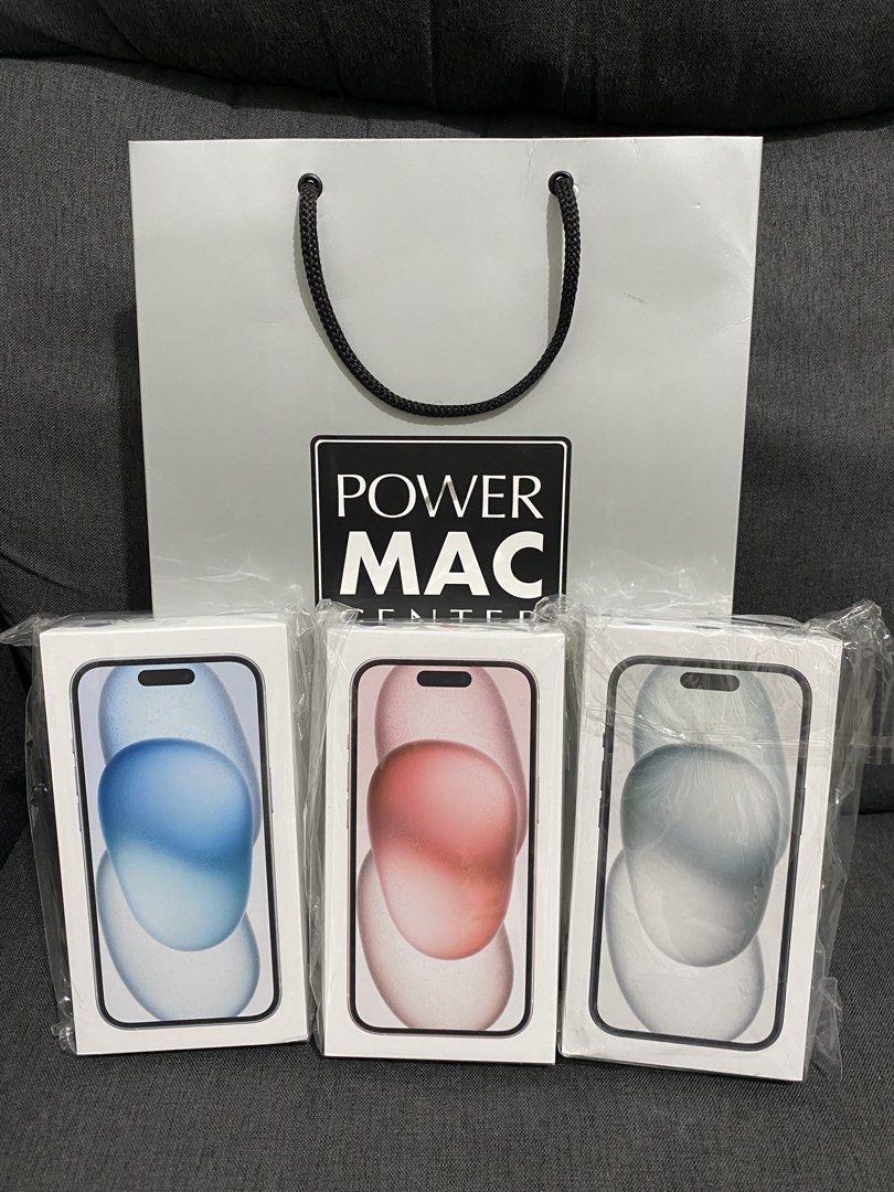 Brandnew iPhone 15 128gb (Category: iPhone 15 Series) located in San Carlos. Submitted by marco1199 (Listing ID 1445524967, Image 1). Description: Brandnew Sealed iPhone 15 128gb 1 year warranty upon Activation ZP/A Local Variant NTC ✅ Below SRP P42,990 ❌🙅🏻‍♀️ Now selling: P36,990 ✅ Open for swap Open for COD.