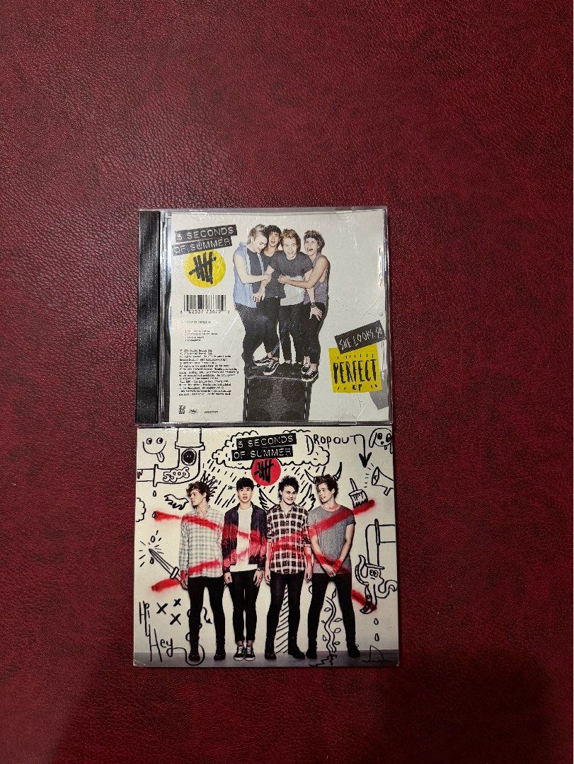 (BUNDLE) 5SOS SLSP EP & Self-Titled CDs (Category: CDs & DVDs) located in Manila. Submitted by lalisacults (Listing ID 1445572547, Image 1). Description: WTS/ LFB 5 Seconds of Summer She Looks So Perfect SLSP EP & Self-Titled CDs - take BOTH for 1.1k - rfs: just being stored n not collecting cds anymore loc: parañaque mod: sdd via grab/ lalamove or jnt.