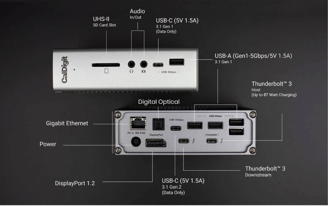 CalDigit Thunderbolt Station 3 Plus Dock489946134422507524