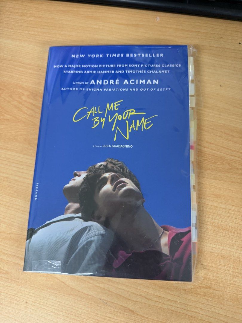 Call Me by Your Name by Andre Aciman (Category: Storybooks) located in Manila. Submitted by ctrlvic (Listing ID 1445584173, Image 1). Description: with tabs very good condition.