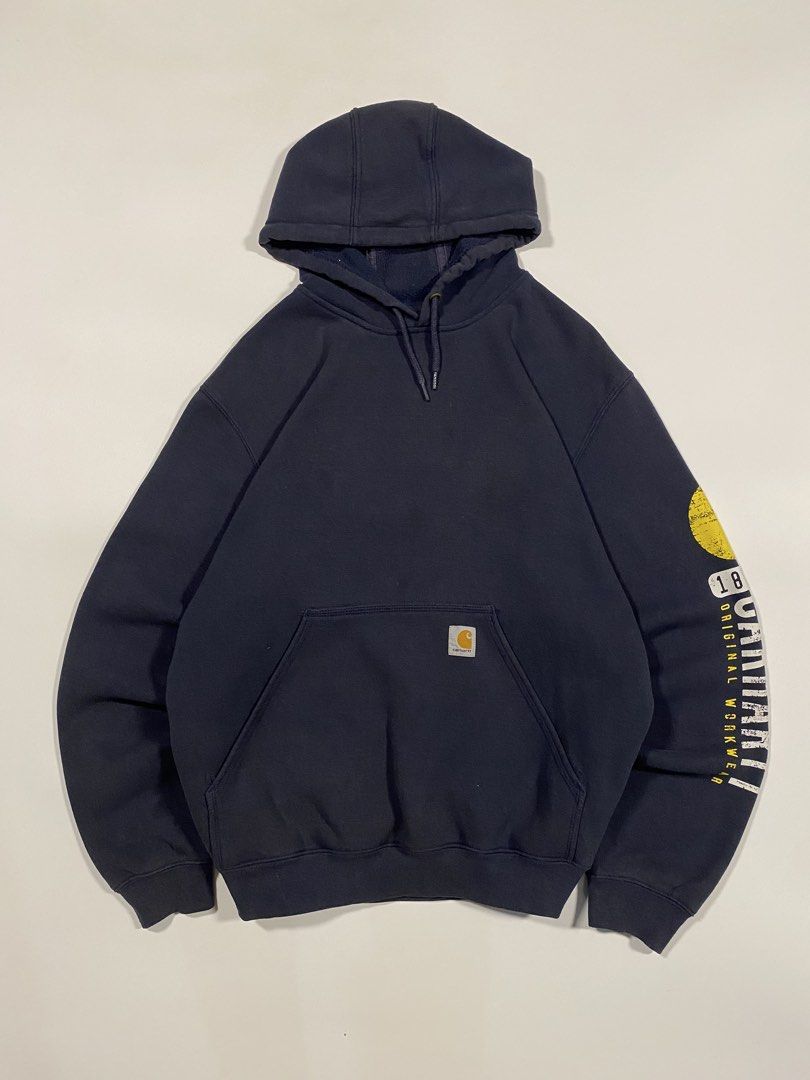 Carhartt Longsleeve with side spell out (Category: Hoodies) located in Dasmarinas. Submitted by ridgeridethrift (Listing ID 1445576916, Image 3). Description: 🚨Carhartt Hoodie With Side crack script 1017810 412 Large on tag Dimensions: Width - 26 Length - 29 Sleeve - 27.5 Verygood Condition: 9/10 - Color rate : 8.5up/10 Issue : minor fade Price: 📥 Buyer will pay shipping fee 📖Read the Caption And Check All Photos Carefully use “zoom in” & “ hi
