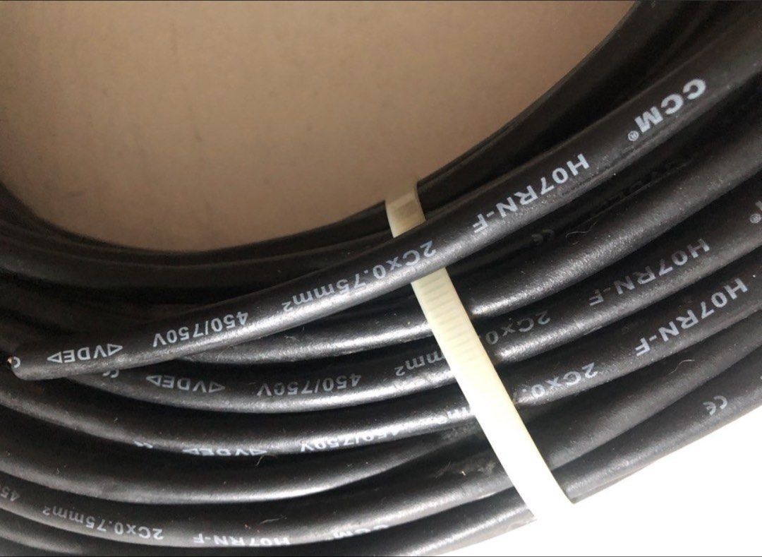CCM H07RN-F 2Cx0.75mm2 Electrical Cable490474057237811201