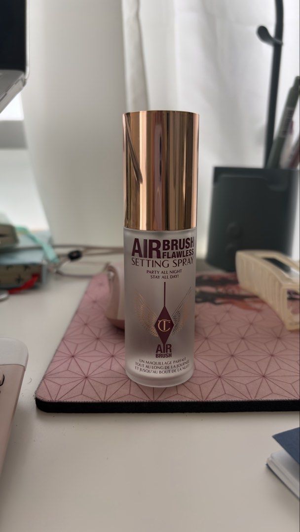 Charlotte tilburry setting spray 34ml (Category: Makeup) located in Makati City. Submitted by ishspace (Listing ID 1445455390, Image 3). Description: Almost full (95%).