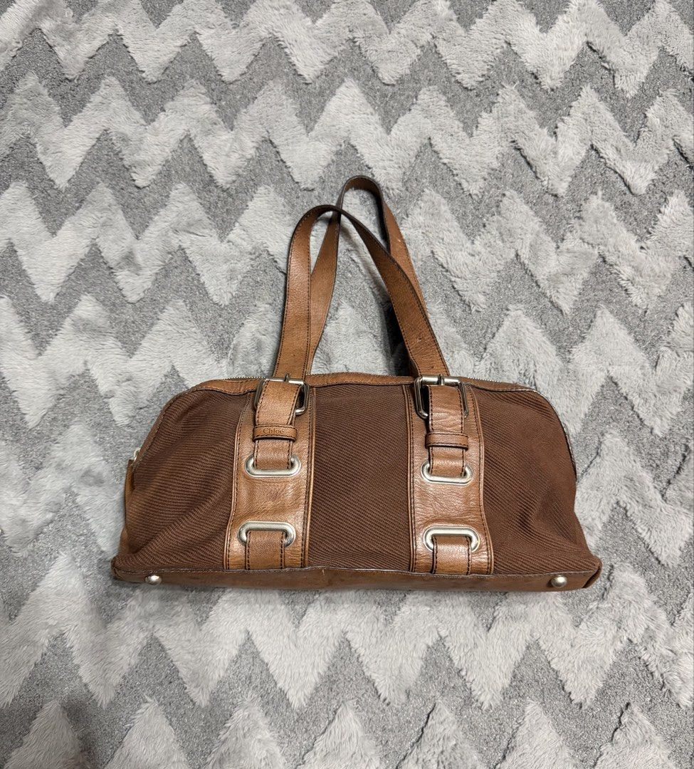 Chloe - Vintage Wellington Brown Boston Bag (Category: Shoulder Bags) located in Cavite. Submitted by commoncourtesy (Listing ID 1445421527, Image 2). Description: Authentic No dust bag.
