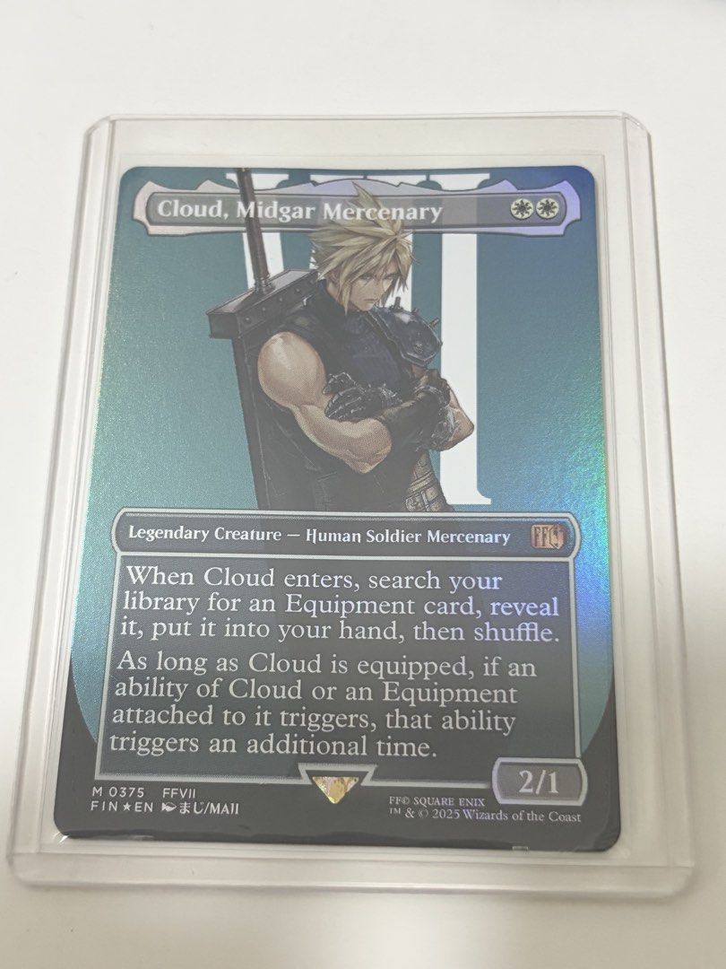 mtg final fantasy cloud midgar mercenary Cloud, [10] [FINAL FANTASY] [Foil] – Face to Face Games Ultra PRO - Final Fantasy