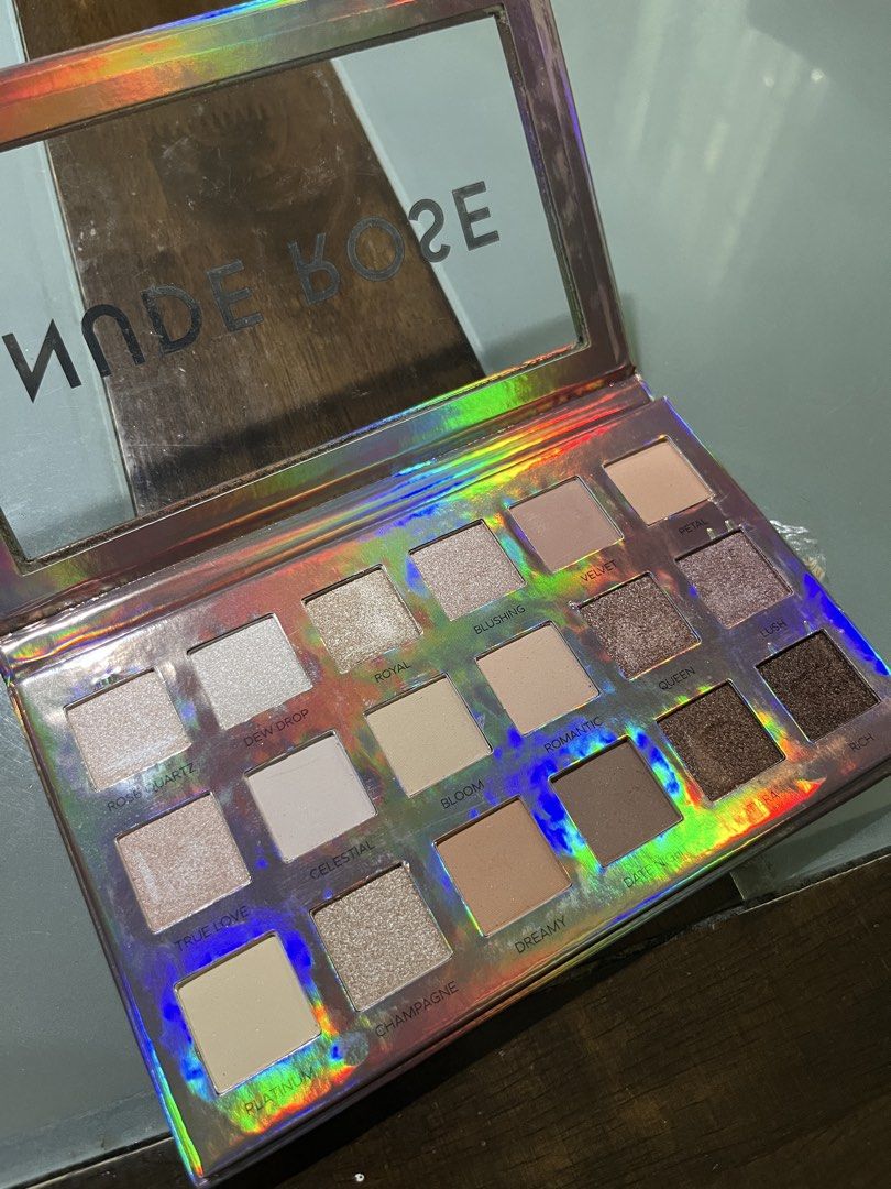 ColorPop Nude Rose Eyeshadow Palette (Category: Makeup) located in Batangas. Submitted by bbgurlann (Listing ID 1445495588, Image 1). Description: - Brand new ColorPop Nude Rose eyeshadow palette - Features 18 beautiful shades - Includes a mix of matte and shimmer finishes - Extra items Makeup Pasabuy from US.