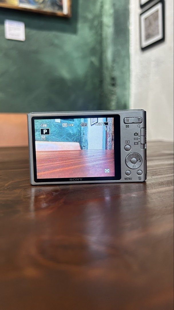 COMPLETE SET Sony Cybershot DSC W550 digicam digital camera (Category: Cameras) located in Lagonoy. Submitted by nadayojiii (Listing ID 1445537378, Image 3). Description: Sony Cybershot DSC W550✨ CRISP SHOTS🌅✨ great for beach photos flash working zoom working powerbutton unresponsive(turn on through playback button) super easy to use! COMPLETE SET unit battery charger strap memory card stickers.