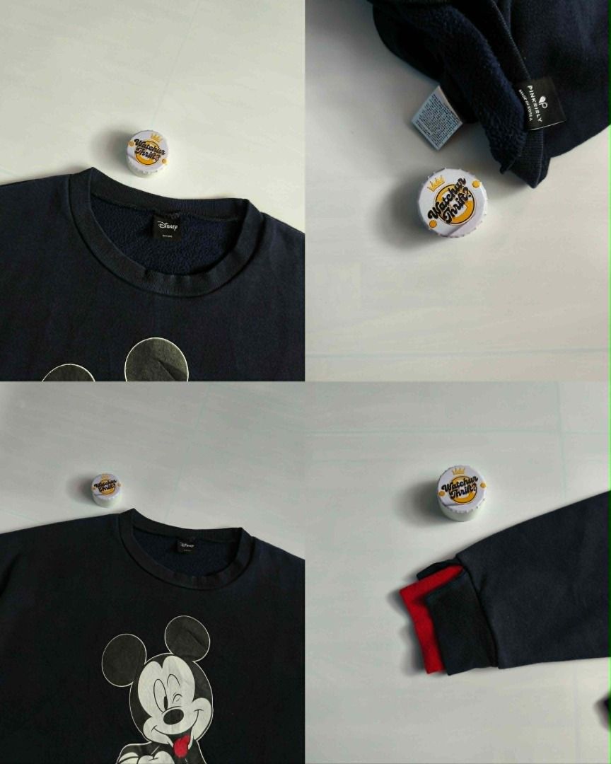 Disney Mickey Mouse Graphic Sweatshirt/Crewneck (Category: Coats, Jackets and Outerwear) located in Manapla. Submitted by gentleturtle_3dc683 (Listing ID 1445583596, Image 2). Description: 👕 Disney Mickey Mouse Graphic Sweatshirt/Crewneck 💵 Price: ₱ 139 📏 Size: L (21 x 24 ½) ✅ Color Rate: 9 - 9.5 or better 🚨 Condition: Great condition 👀 Issue/s: None 📌 Note: This is a pre-loved thrifted item. Brand shown is part of the original tag/logo. 💬
