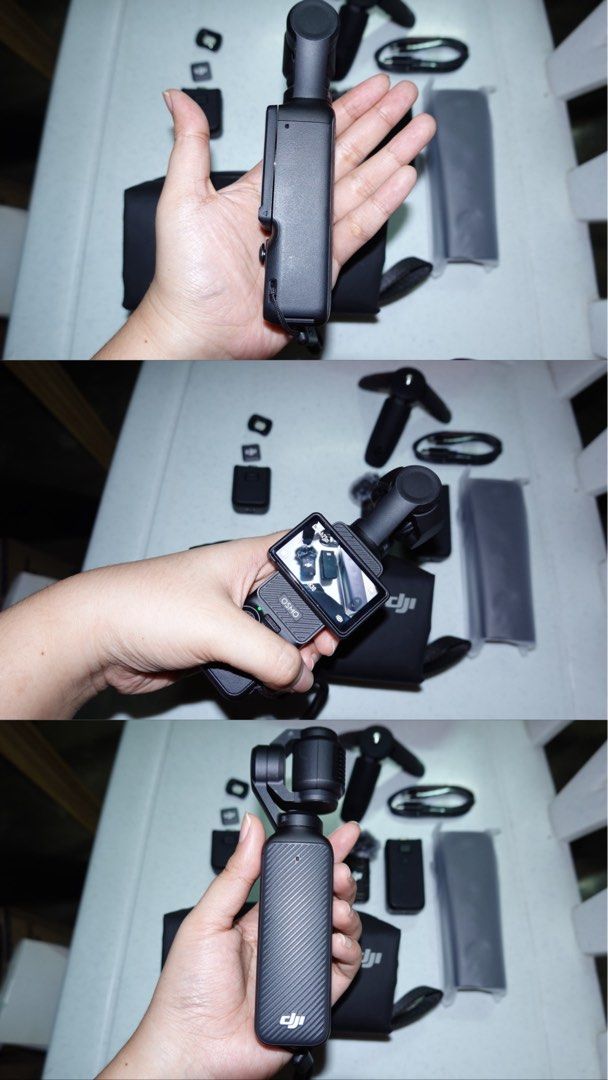 DJI OSMO POCKET 3 |Creator Combo (Category: Cameras) located in Pasay City. Submitted by criziashaine_ (Listing ID 1445543998, Image 3). Description: 📸Excellent condition / Like New (Used twice) - No Issues, No repair history, can pass as brand new, almost no signs of usage -All accessories shown are included -Original box and manuals included -Purchased: January 2025 (see last photo) -Bought it for ₱37,490 at DJI One Ayala Makati (see last phot