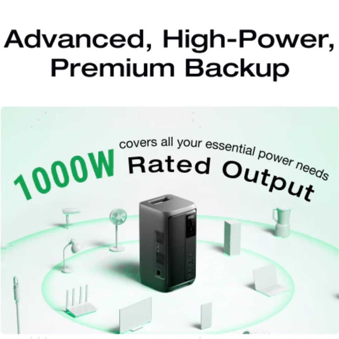 EcoFlow DELTA 3 2000 Air Portable Power Station (Category: Batteries & Power Banks) located in Manila. Submitted by vmidirect (Listing ID 1445443705, Image 3). Description: EcoFlow DELTA 3 2000 Air *Key Features 10ms UPS Protection: Instantly takes over during a power outage to protect sensitive devices such as PCs and internet routers. Fast Charging: Recharges from 0–100% in just 2 hours via an AC wall outlet without bulky adapters. Solar Integr