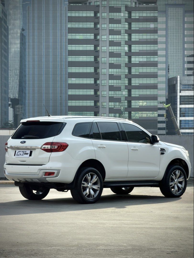 Ford Everest (Category: Used Cars) located in Pasig City. Submitted by gtautoph (Listing ID 1445487565, Image 3). Description: ⬛️🟥🟨 FOR SALE 🟨🟥⬛️ 2016 Ford Everest Trend 2.2-liter 4-cylinder Turbo Diesel 4x2 6-speed Automatic Transmission 84k Kilometers Leather Interior 7-seater Touchscreen Infotainment System Park Sensors Original Paint Plate # Ending: 8 📩 DM for further assistance 📍 Location: Ortigas, Pasig ☎️ 0917-818-8008 or 0917-534-55