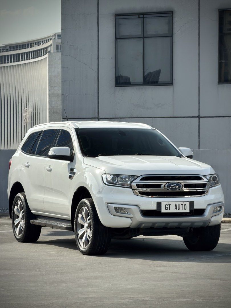 Ford Everest (Category: Used Cars) located in Pasig City. Submitted by gtautoph (Listing ID 1445487565, Image 2). Description: ⬛️🟥🟨 FOR SALE 🟨🟥⬛️ 2016 Ford Everest Trend 2.2-liter 4-cylinder Turbo Diesel 4x2 6-speed Automatic Transmission 84k Kilometers Leather Interior 7-seater Touchscreen Infotainment System Park Sensors Original Paint Plate # Ending: 8 📩 DM for further assistance 📍 Location: Ortigas, Pasig ☎️ 0917-818-8008 or 0917-534-55