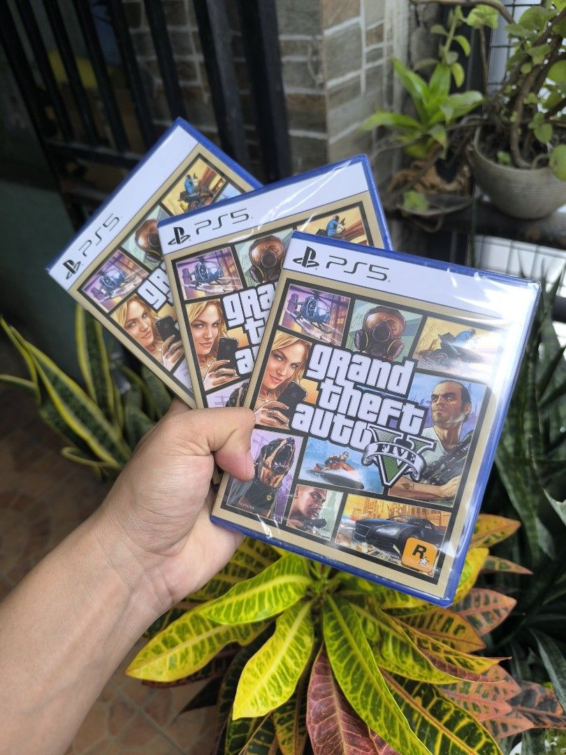GTA V PS5 / BRANDNEW / PLUG ANS PLAY (Category: PlayStation) located in Manila. Submitted by mikkolosg20176 (Listing ID 1445450881, Image 1). Description: FOR SALE USED PS4 GAMES Price Range: 1190 Comment or PM lang po Can do Lalamove or Pick Up Gcash or COD Payment Same day delivery! Pin Location: Amelia Residence Taguig Thanks Admin 💕.