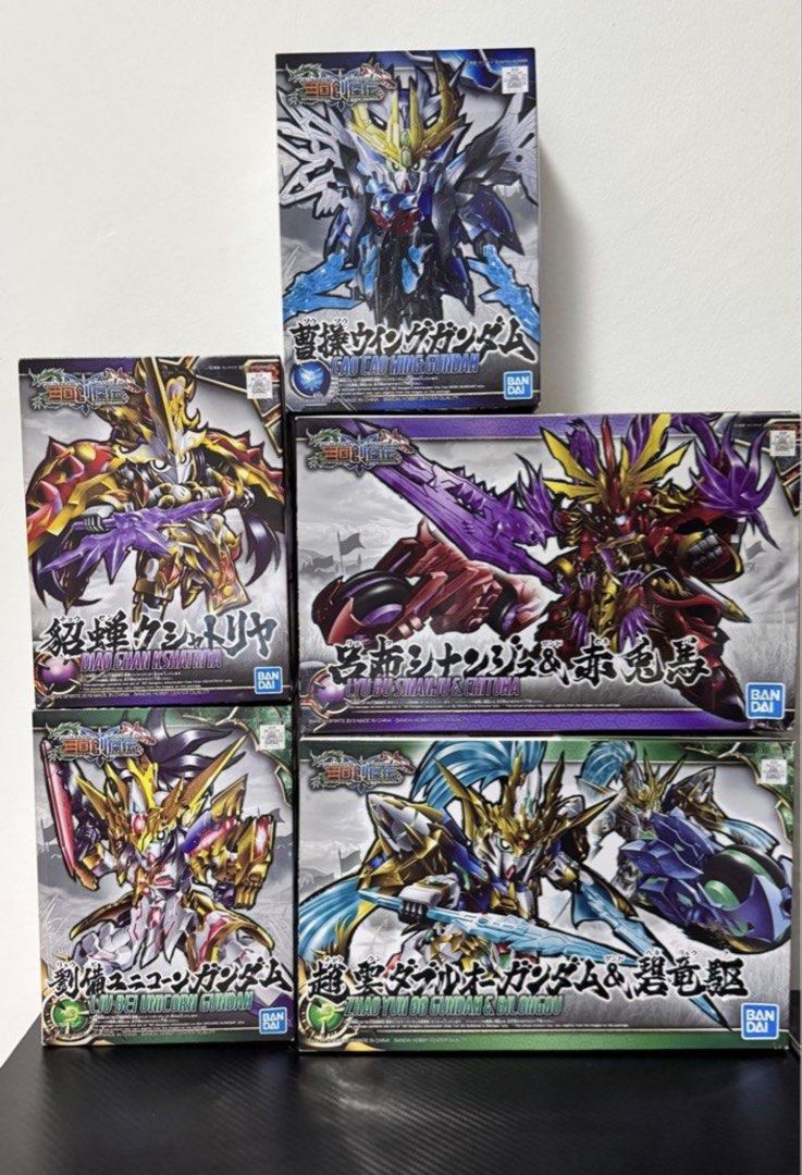 Gundam SD (all $45) (Category: Gundam Model Kits) located in Singapore. Submitted by amazing_toy (Listing ID 1445032057, Image 1). Description: Brand New.