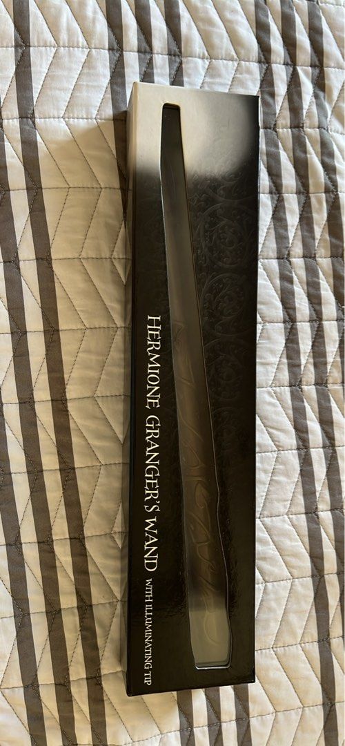 Hermione Granger 1st Edition Wand - Universal Studios (Category: Western Merchandise) located in Taguig. Submitted by luckythebichon (Listing ID 1445479973, Image 3). Description: - Authentic Hermione Granger 1st Edition Wand - Features an illuminating tip - Comes in its original, collectible box - From USJ MOP: Gcash/Maya Delivery: JNT.