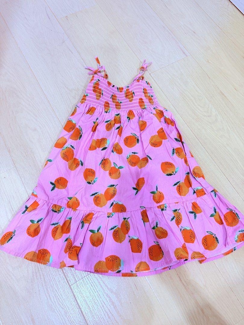 h&m orange and pink dress H&M | Dresses | Hm Orange Pleated Kneelength Dress