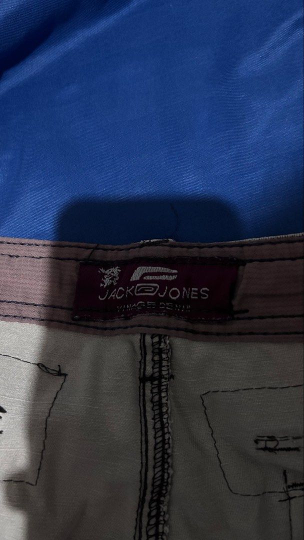 JACK & JONES Camouflage Cargo Shorts (Category: Shorts) located in Manila. Submitted by patrick.01 (Listing ID 1445578759, Image 2). Description: - Cool camo cargo shorts from JACK & JONES - Vintage denim style - Multiple pockets for essentials - Ideal for casual wear - Button and zip closure - Comfortable fit.