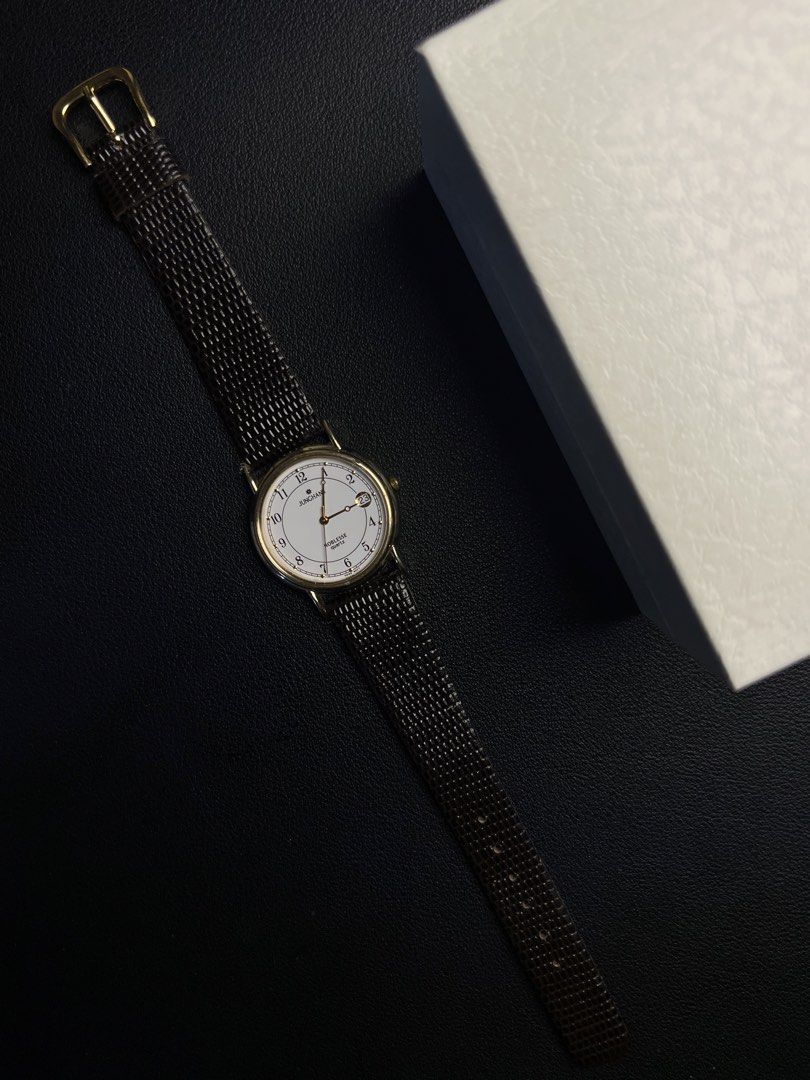 Junghans Noblesse Quartz Gold Plated Watch (Category: Luxury Watches) located in Quezon City. Submitted by phcrisis (Listing ID 1445488823, Image 2). Description: Jughans Noblesse JN-104M Quartz 33mm case 35mm lug to lug 6mm case height Keeps time, Works perfect condition 5,000.