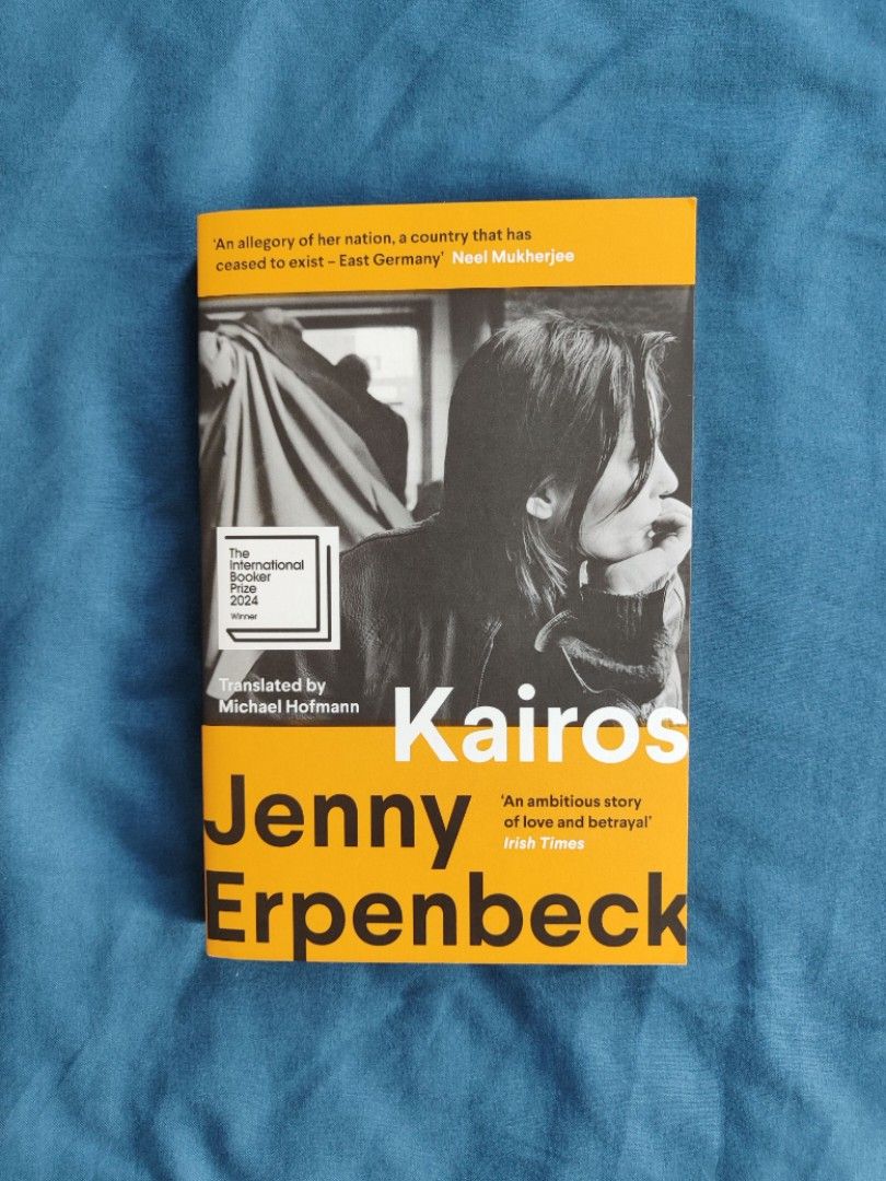 Kairos by Jenny Erpenbeck (Category: Storybooks) located in Davao. Submitted by vastshark.4k (Listing ID 1445485339, Image 1). Description: Kairos by Jenny Erpenbeck - trade paperback Grants edition - lightly used, pages still in very good condition - no markings or writings - packaged well * MoD: Any courier (preferred: J&T) ** Payment first (book price does not include shipping) ***MoP: BPI, GCash, Maya.