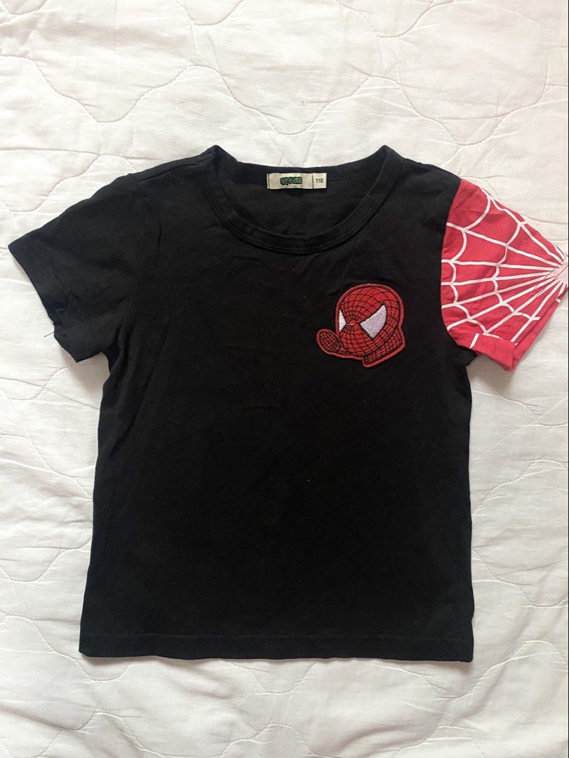 Kids Spider-Man T-Shirt (Category: Babies & Kids Fashion) located in Quezon City. Submitted by viacb (Listing ID 1445499615, Image 1). Description: mop: gcash mod: jnt/lalamove *location: quezon city .