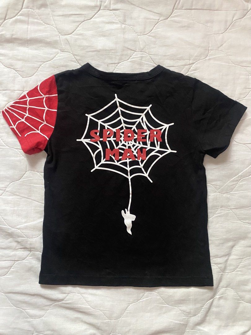 Kids Spider-Man T-Shirt (Category: Babies & Kids Fashion) located in Quezon City. Submitted by viacb (Listing ID 1445499615, Image 2). Description: mop: gcash mod: jnt/lalamove *location: quezon city .