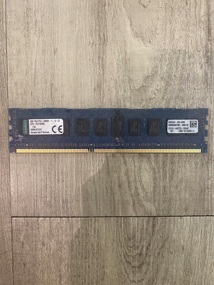 Kingston 8GB DDR3 PC3-12800U RAM Module489824269202237440