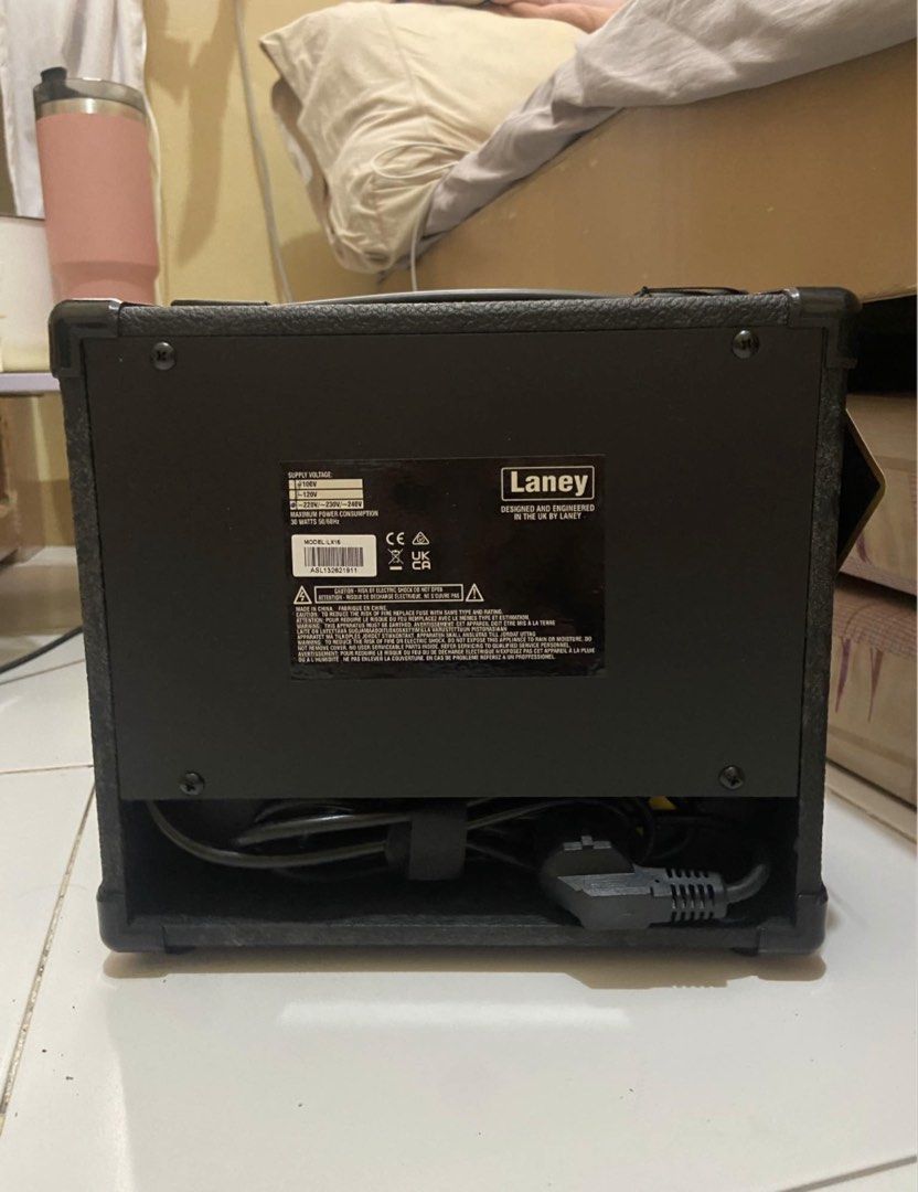Laney LX15 Guitar Amplifier (Category: Soundbars, Speakers & Amplifiers) located in Cebu City. Submitted by kjzru (Listing ID 1445475148, Image 3). Description: Key Features & Specifications Power: 15 Watts RMS Speakers: 2 x 5” Custom Drivers Channels: 2 (Clean and Drive) EQ: 3-Band (Bass, Middle, Treble) + Bright SwitchControls: Gain, Master Volume, Drive Switch, EQ Inputs: 1/4” Guitar Input, 3.5mm Stereo Aux-In Outputs: 3.5mm Stereo Headphone S