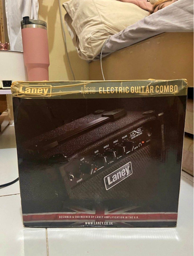 Laney LX15 Guitar Amplifier (Category: Soundbars, Speakers & Amplifiers) located in Cebu City. Submitted by kjzru (Listing ID 1445475148, Image 1). Description: Key Features & Specifications Power: 15 Watts RMS Speakers: 2 x 5” Custom Drivers Channels: 2 (Clean and Drive) EQ: 3-Band (Bass, Middle, Treble) + Bright SwitchControls: Gain, Master Volume, Drive Switch, EQ Inputs: 1/4” Guitar Input, 3.5mm Stereo Aux-In Outputs: 3.5mm Stereo Headphone S