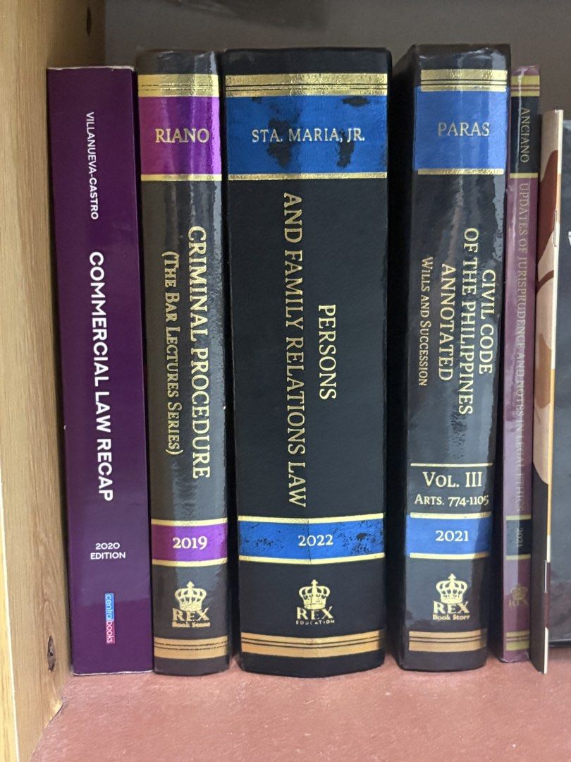 Law school books (Category: Textbooks) located in Quezon City. Submitted by aki_dclttr (Listing ID 1445469481, Image 1). Description: FOR SALE/LOOK FOR BUYER/FS/LFB: ‼️ Selling pre-loved 1L and 2L books/reviewers ‼️ BOOKS Revised Penal Code Book 1 - 2021 (Reyes) - With minimal highlights (Php 1,100) Revised Penal Code Book 2 - 2021 (Reyes) - With minimal highlights (Php 1,500) Comments and Cases on Obligations and Contracts - 2017 (Sta. Maria) - 