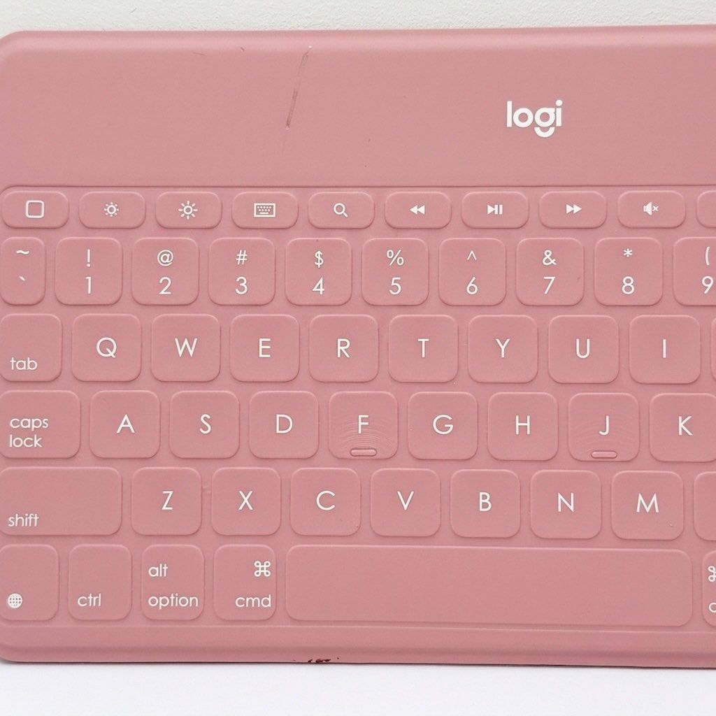 Logitech keys to go pink keyboard490368711850741761