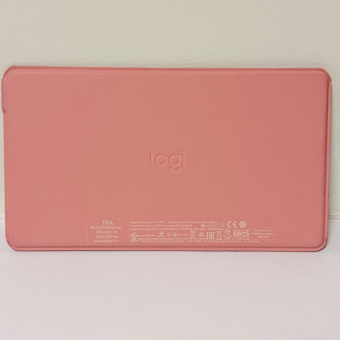 Logitech keys to go pink keyboard490368711850741762