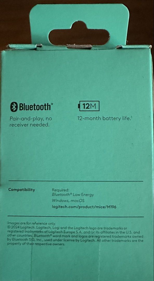 Logitech M196 Bluetooth Mouse - 12 Month Battery Life490220142483230721