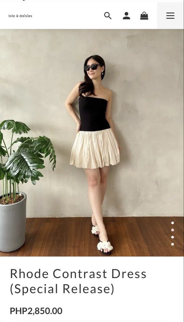 Lola & Daisies dress (Category: Dresses) located in Makati City. Submitted by josbd (Listing ID 1445601871, Image 1). Description: Original Price: ₱2,850 Size S RFS: Never worn Dm me for more info and pics.